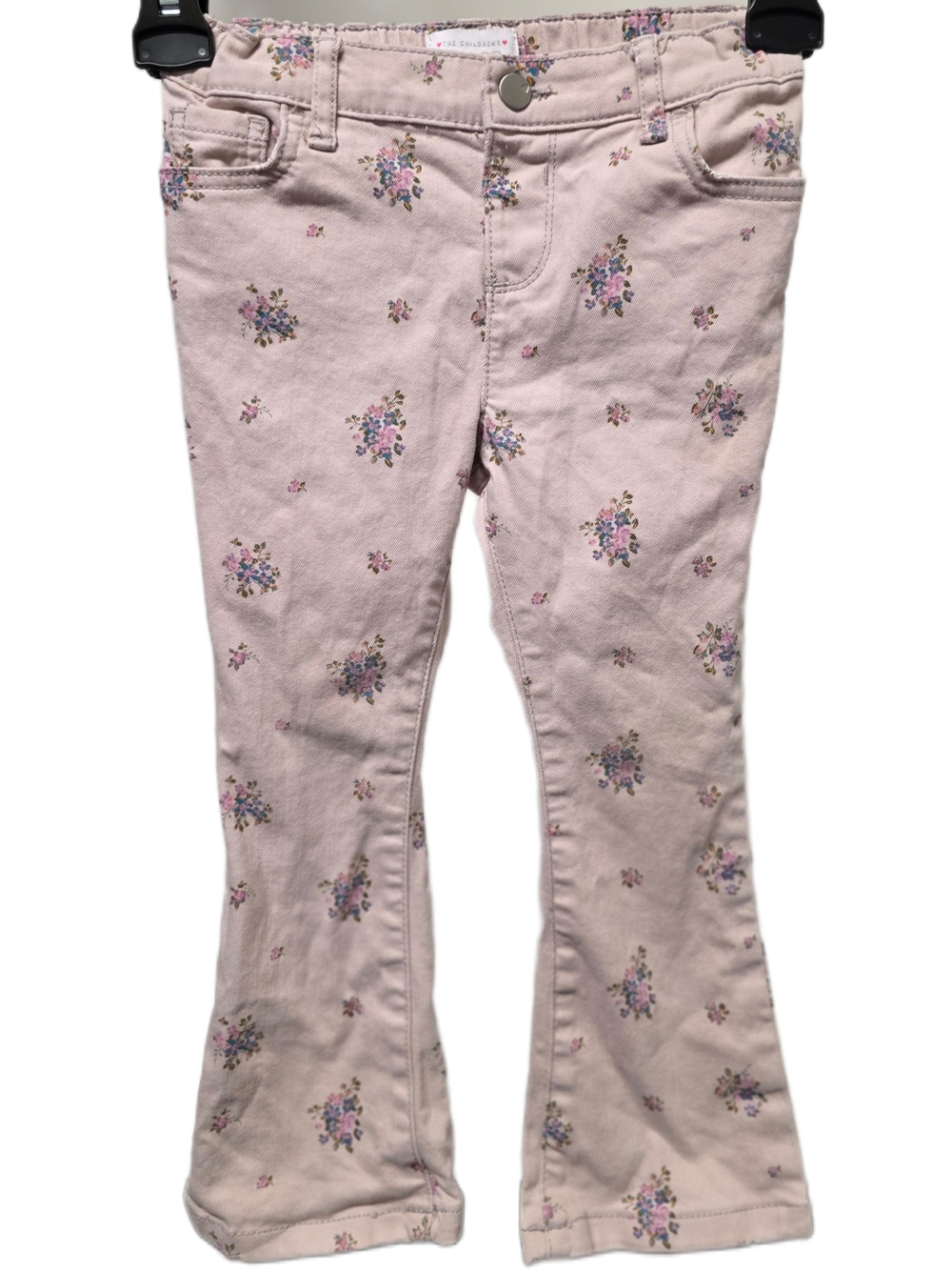The Children's Place Pink Floral Jeans for Girls